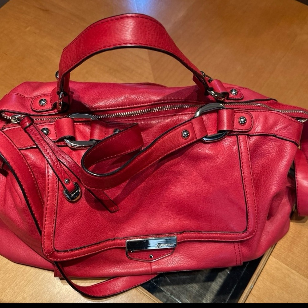 Red Leather Handbag